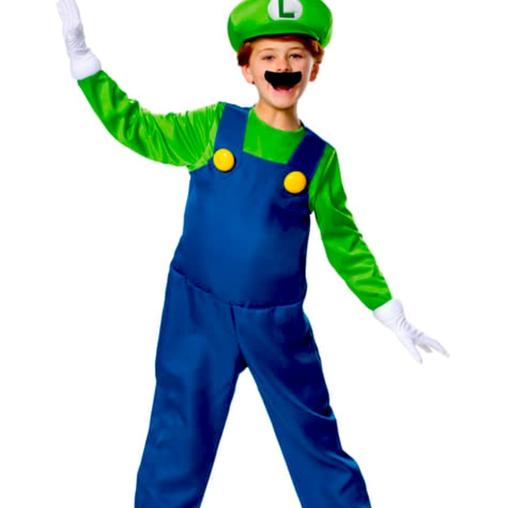 Luigi costume in good condition (size 12 years